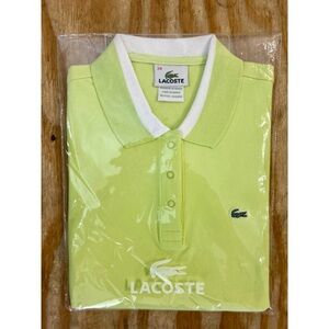 New Lacoste Bright Green Polo Shirt
